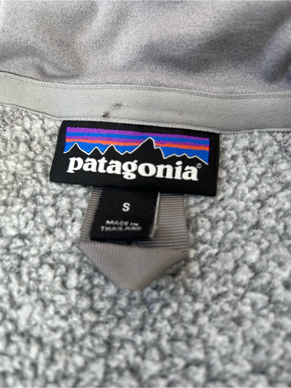 Patagonia Women’s Size Small 1/4-Zip Sweater Fleece - Heather Gray - Picture 6 of 8